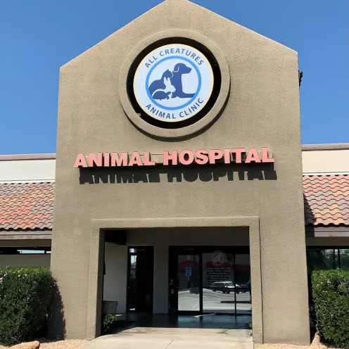 All Creatures Animal Clinic Front part of the building